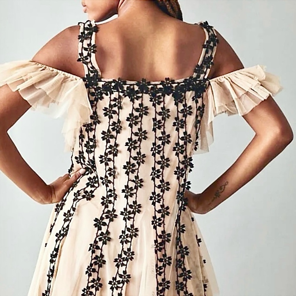 LIKE NEW • Free People FP ONE Lily Mini Dress in Black •
